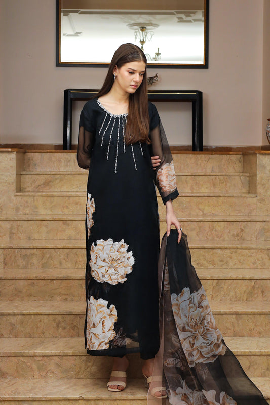 Mirabella Hand Embellished Long Dress