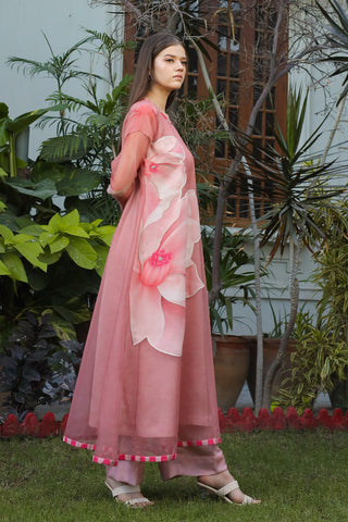 Fleurine Hand Embellished Long Maxi Dress