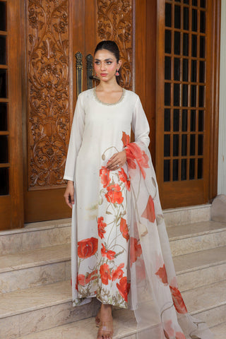 Azalea Hand Embellished Maxi (1-PC)