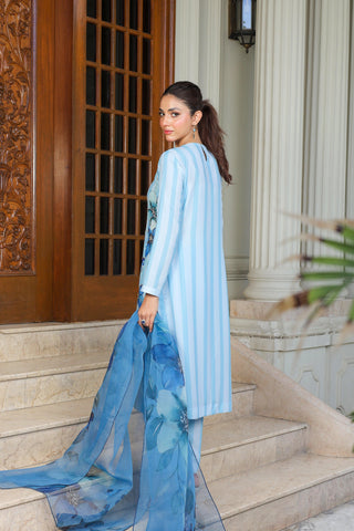 Bluebell Hand Embellished Co-Ord Set (3-PC)