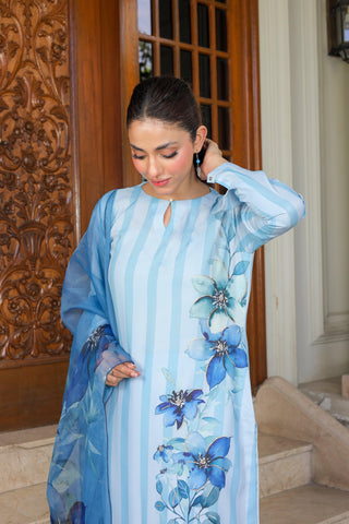 Bluebell Hand Embellished Co-Ord Set (3-PC)