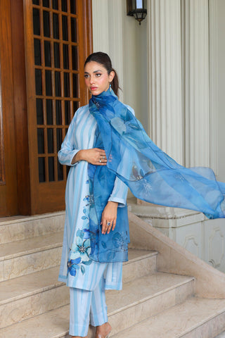 Bluebell Hand Embellished Co-Ord Set (3-PC)