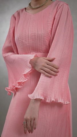 Pink - Pleated Maxi - AREEJ | Online