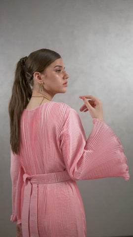 Pink - Pleated Maxi - AREEJ | Online