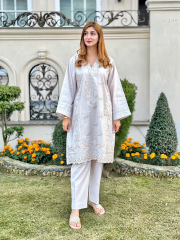 Jasmine Embroidered (2-PC Set)