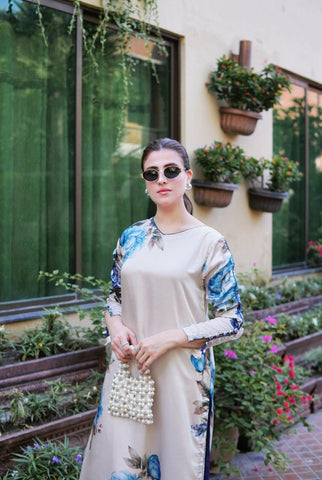 Blue Daisy Top (2-PC SET)