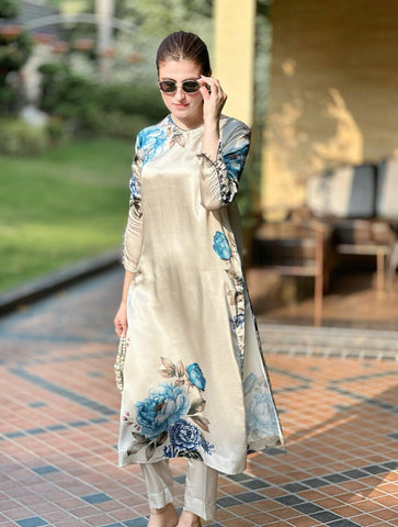 Blue Daisy Top (2-PC SET)