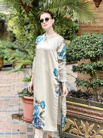 Blue Daisy Top (2-PC SET)