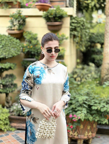 Blue Daisy Top (2-PC SET)